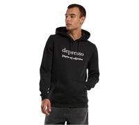 Mister Tee Men's Depresso Hoody Hooded Sweatshirt, Black, M