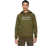 Mister Tee Men's Depresso Hoody Hooded Sweatshirt, OLIVE,