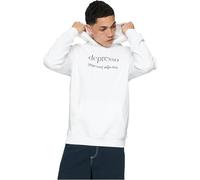 Mister Tee Men's Depresso Hoody Hooded Sweatshirt, White, S