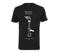 Mister Tee Men's Depresso Tee T-Shirt, Black,