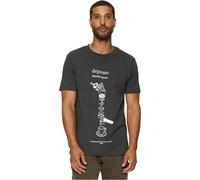 Mister Tee Men's Depresso Tee T-Shirt, Charcoal, L