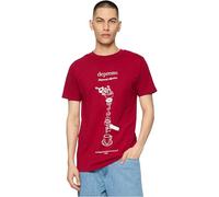 Mister Tee Men's Depresso Tee T-Shirt, Ruby, M