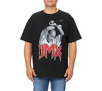 Mister Tee Men's DMX Armscrossed Oversize Tee T-Shirt, Black, L