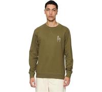 Mister Tee Men's Easy Sign Crewneck Sweatshirt, OLIVE,