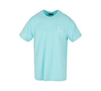 Mister Tee Men's Easy Sign Tee T-Shirt, Beryl Blue, L