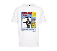 Mister Tee Men's Eazy-e Rap Magazine Oversize Tee T-Shirt, White, S Plus Tall