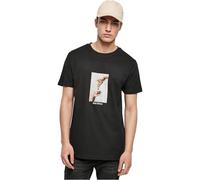 Mister Tee Men's God Given Pizza Tee T-Shirt, Black,