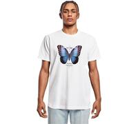 Mister Tee Men's Mt3028-Become The Change Butterfly Tee T-Shirts, White, S