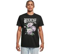 Mister Tee Men's Herren Believe Nothing Tee Black, S T-Shirt, S