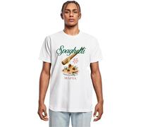 Mister Tee Men's Mt3165-spaghetti Mafia Tee T-Shirt, White, M