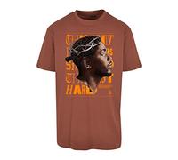 Mister Tee Men's K-Dot Oversize Tee, Bark, XXL Große Größen Tall