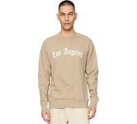 Mister Tee Los Angeles Wording Long Sleeve T-shirt Beige L Men