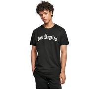 Mister Tee Men's Los Angeles Wording Tee T-Shirt, Black, 3XL