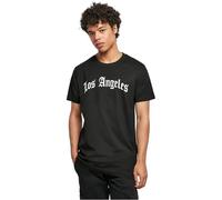 Mister Tee Men's Los Angeles Wording Tee T-Shirt, Black, 5XL