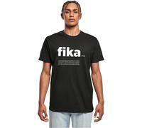 Mister Tee Men's Mt1258-fika Definition T-Shirt Round Neck, Black, S