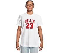 Mister Tee Men's Mt1408-Ballin 23 Tee T-Shirt, White, XXXX-Large