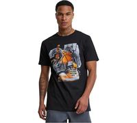 Mister Tee Men's Mt1667-vintage Ballin Tee T-Shirt, Black, L