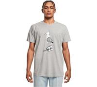 Mister Tee Men's Mt1926-seagull Sneakers Tee T-Shirt, Heather Grey, M