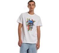 Mister Tee Men's Mt2695-Chrome Skull Tee T-Shirt, White, 3XL