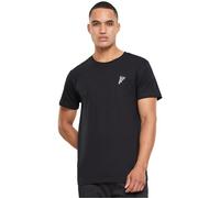 Mister Tee Men's Mt2711-Pizza Tee Emb T-Shirts, Black, XS