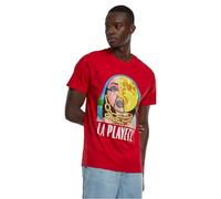 Mister Tee Men's Mt2789-La Playette Tee T-Shirt, Cityred, S