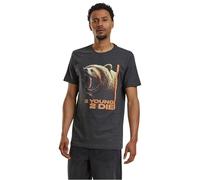 Mister Tee Men's Mt2798-2 Young 2 die Tee T-Shirt, Charcoal, XS
