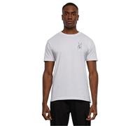 Mister Tee Men's Mt2829-peace Sign Tee Emb T-Shirts, White, L