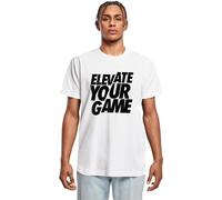 Mister Tee Men's Mt3103-Elevate Your Game T-Shirts, White, XS