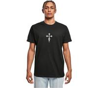 Mister Tee Men's Mt3288-sign of The Cross Tee T-Shirt, Black, XS