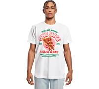 Mister Tee Men's Mt3301-pizza Amore Tee T-Shirt, White, L