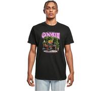 Mister Tee Men's Mt3372-cookin Tee T-Shirt, Black, XS