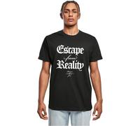 Mister Tee Men's Mt3518-escape from Reality Tee T-Shirt, Black, L