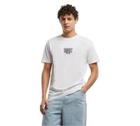 Mister Tee Men's Mt3695-nyc Old English Wording Patch Tee T-Shirt, White, M