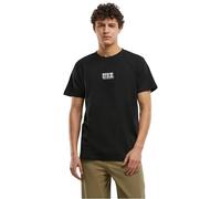 Mister Tee Men's Mt3697-usa College Wording Patch Tee T-Shirt, Black, S