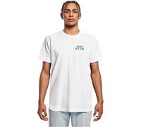 Mister Tee Men's Mt3929-take It Easy Palm Paradise Tee T-Shirt, White, XXL