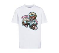 Mister Tee Men's Mtk284-forever Crew Luv Tee T-Shirt, White, 158-164