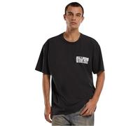 Mister Tee Men's NAS Stillmatic Acid Washed Oversize Tee T-Shirt, 100% Cotton, Black, L