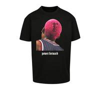 Mister Tee Men's Power Forward Oversize Tee T-Shirt, Black, XL