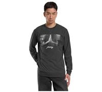 Mister Tee Men's Pray Crewneck Sweatshirt, Charcoal, S