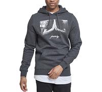 Mister Tee Men's Pray Hoody, Charcoal, XL