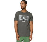 Mister Tee Men's Pray Tee T-Shirt, Darkshadow, S