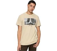 Mister Tee Men's Pray Tee T-Shirt, Sand, XS