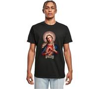 Mister Tee Men's Herren Praying Mary Tee Black, S T-Shirt, S