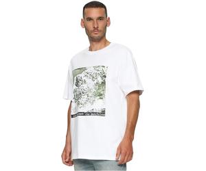 Mister Tee Men's Rage Against The Machine Oversize Tee, White, XXL