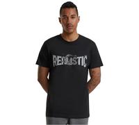 Mister Tee Men's Realistic Tee T-Shirt, Black, L