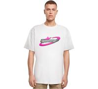 Mister Tee Men's Speed Logo Tee T-Shirt, White, XL