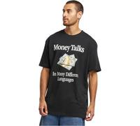 MT Upscale Men's Mt3457-money Talks Oversize Tee T-Shirt, Black, M