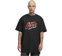 MT Upscale Men's Mt3498-good Girls Oversize Tee T-Shirt, Black, M