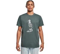 Mister Tee Men's Mt1926-seagull Sneakers Tee T-Shirt, Bottle Green, S