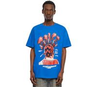 MT Upscale Men's Mt3122-Power Foward 2.0 Oversize Tee T-Shirt, Cobalt Blue, XS Große Größen Tall